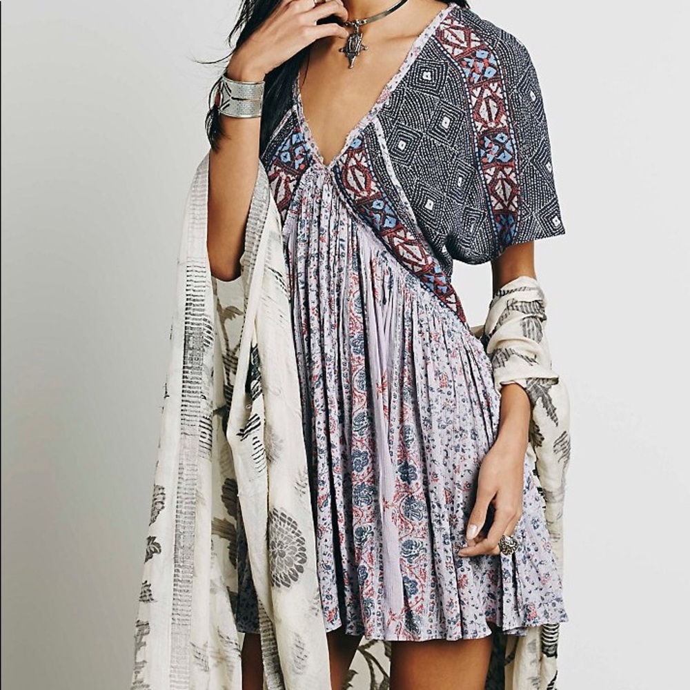 Free People Wild World Mini Dress